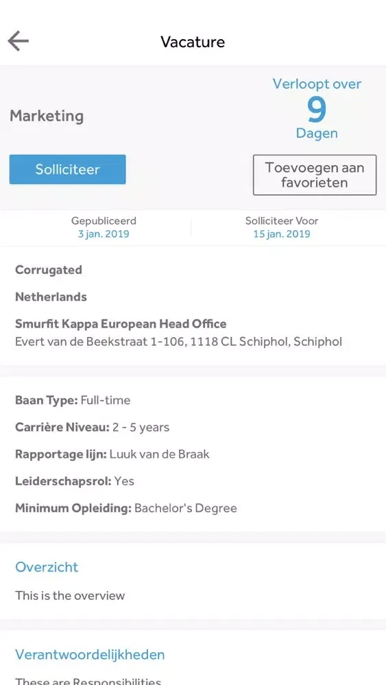 Smurfit Kappa MyVacancies 스크린샷