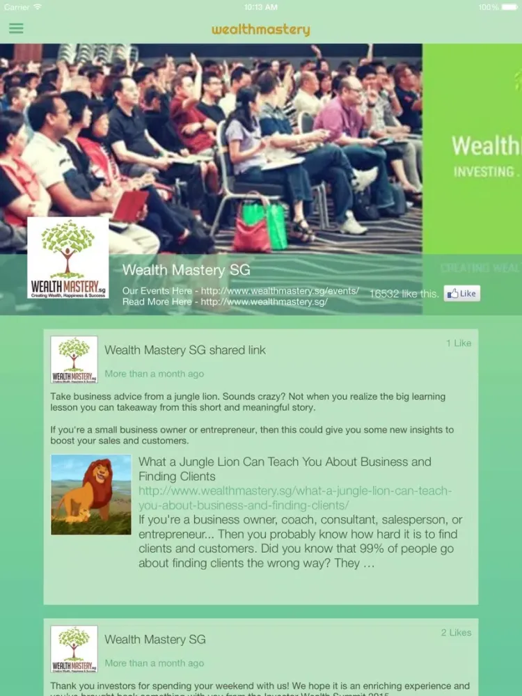 Wealth Mastery iPad  スクリーンショット