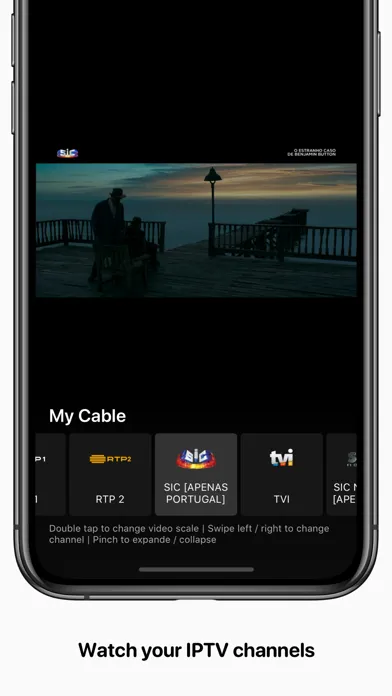Tangkapan layar Feedlix TV
