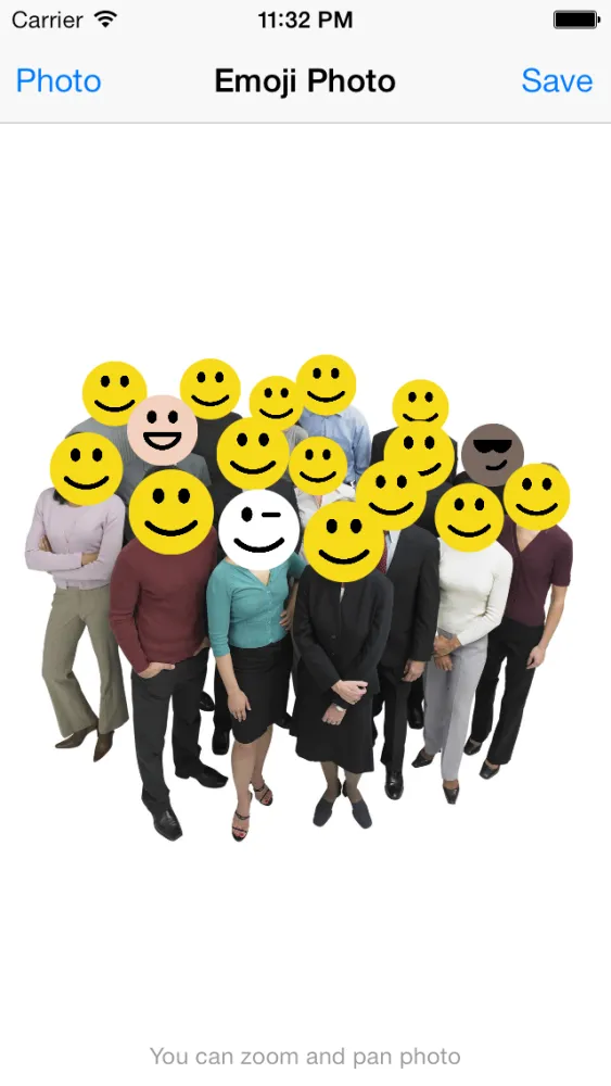 Capturas de pantalla de Emoji Photo