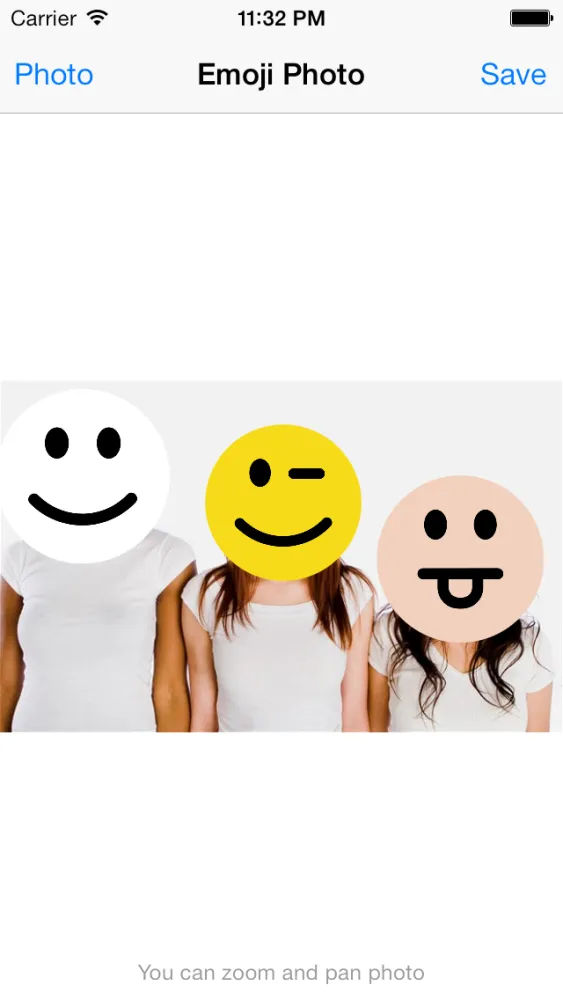 Capturas de pantalla de Emoji Photo