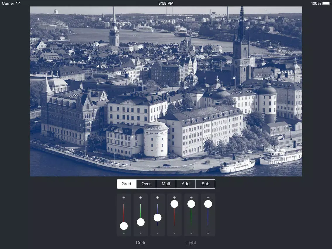 Photo Luminance iPad  スクリーンショット