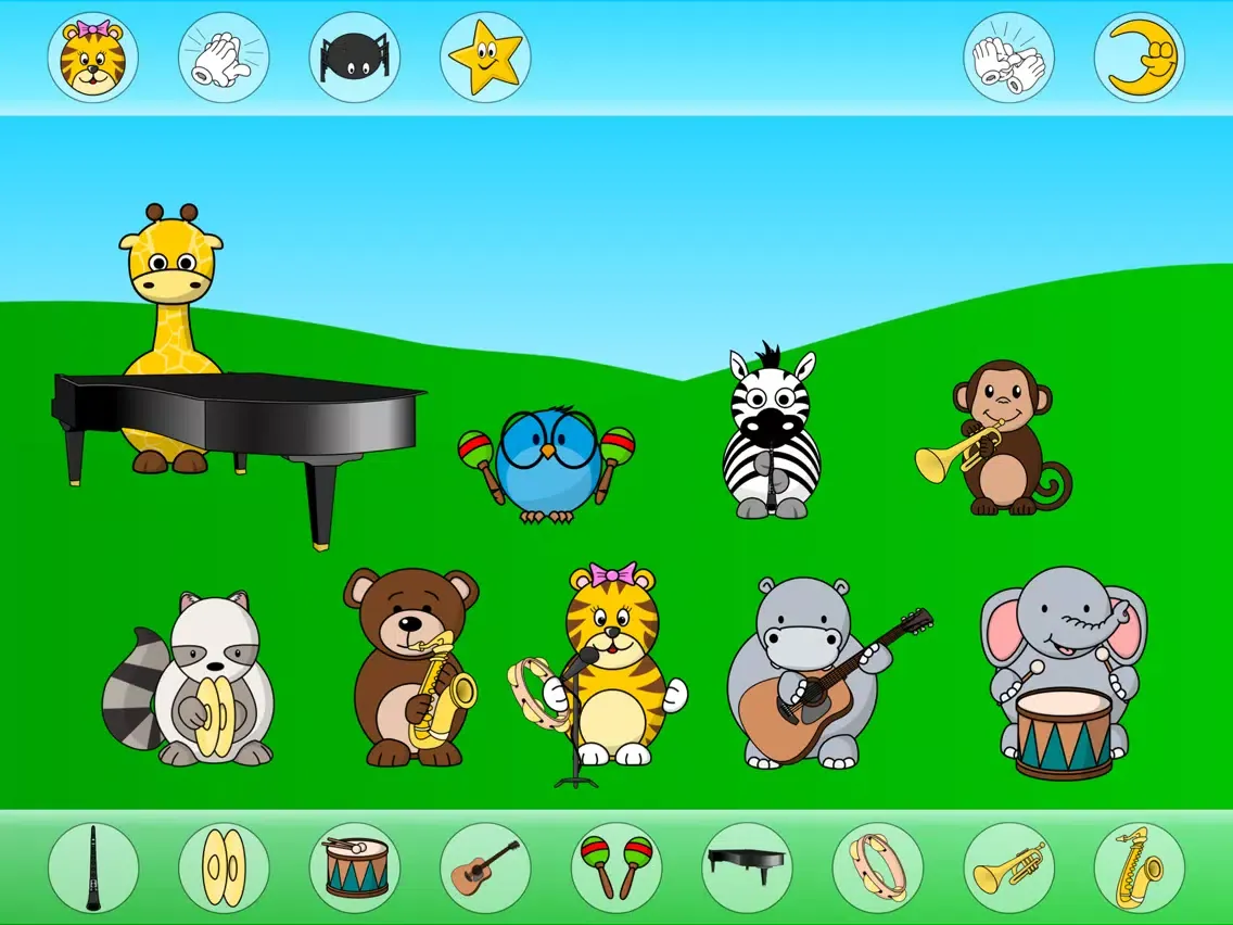 Zrzuty ekranu Happy Band - Music Instruments Sounds - Activity for Children! iPad 