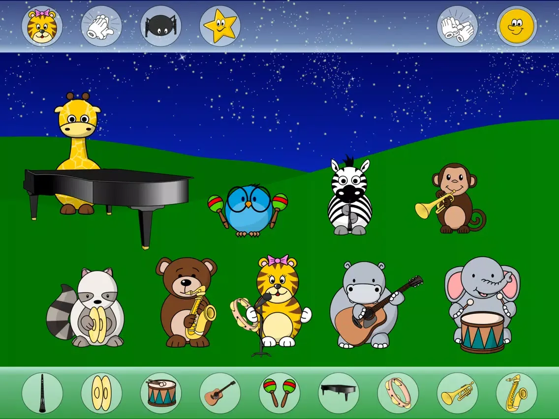 Zrzuty ekranu Happy Band - Music Instruments Sounds - Activity for Children! iPad 
