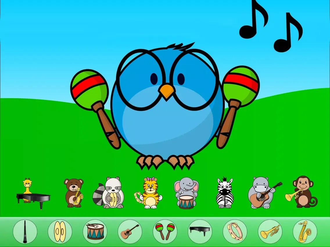 Zrzuty ekranu Happy Band - Music Instruments Sounds - Activity for Children! iPad 