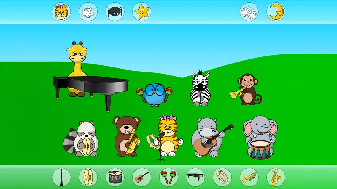 Zrzuty ekranu Happy Band - Music Instruments Sounds - Activity for Children!
