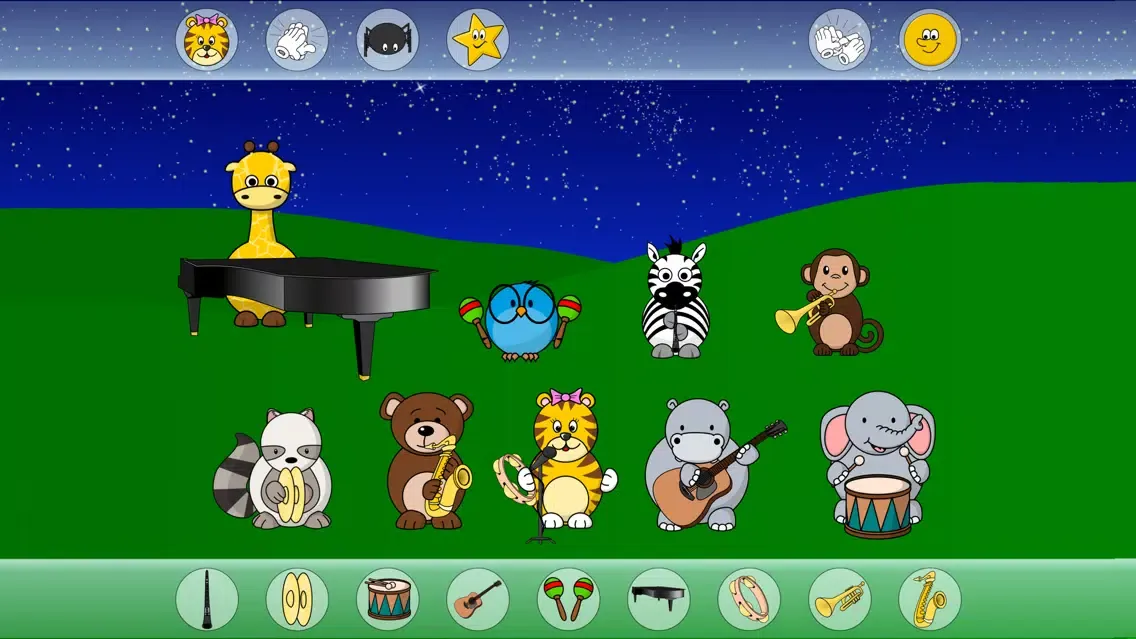 Zrzuty ekranu Happy Band - Music Instruments Sounds - Activity for Children!