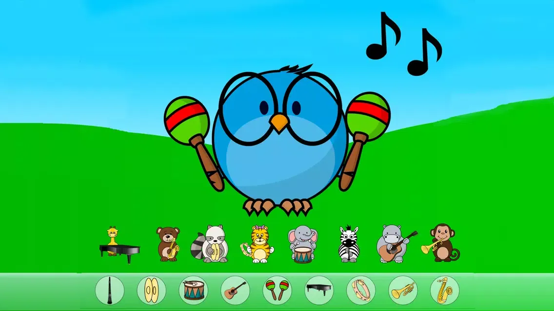 Zrzuty ekranu Happy Band - Music Instruments Sounds - Activity for Children!