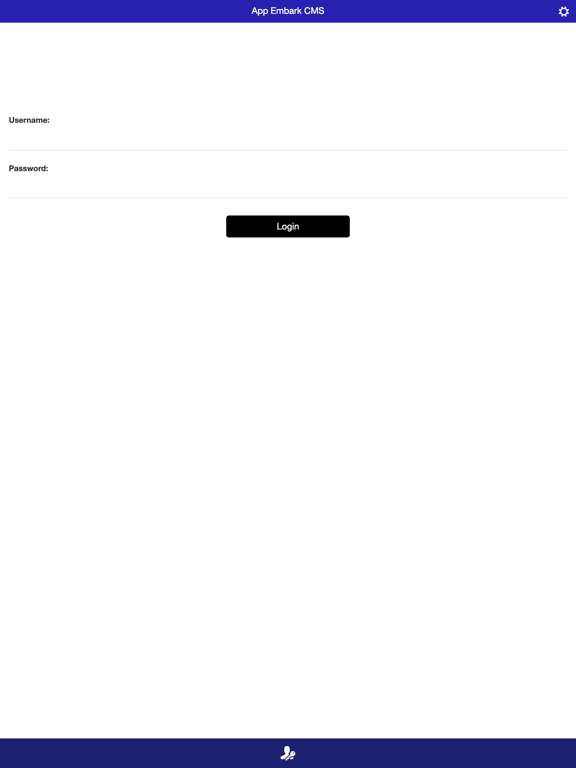 App Embark CMS iPad  স্ক্রিনশট