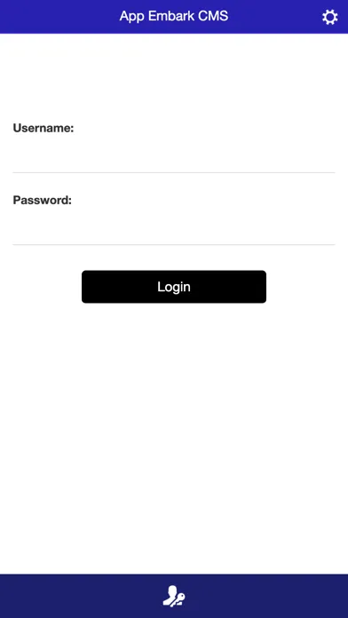 ภาพหน้าจอของ App Embark CMS