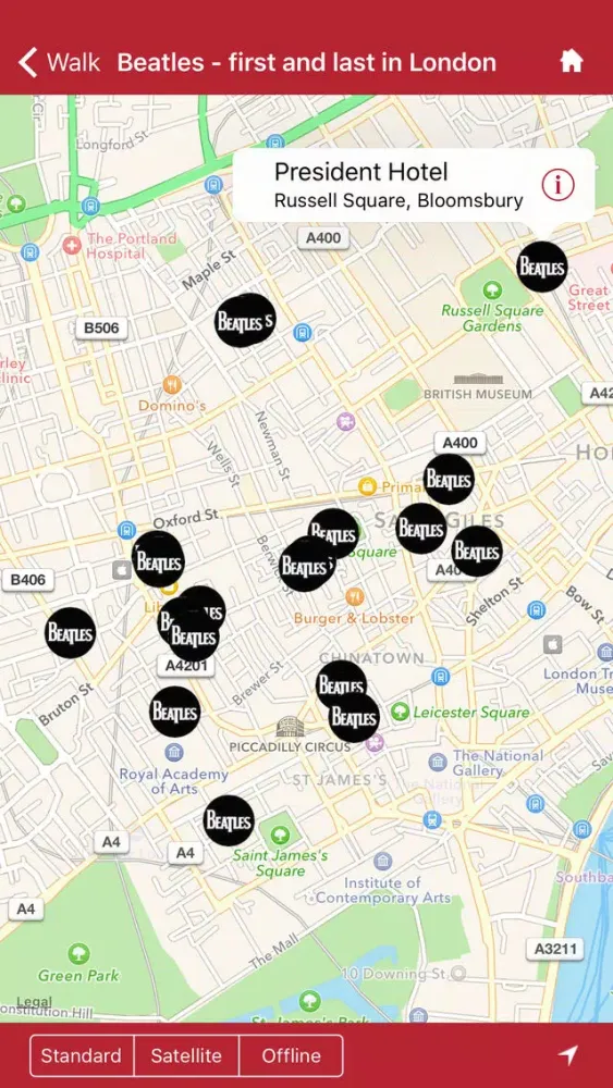 London Walks - the Beatles edition Screenshots
