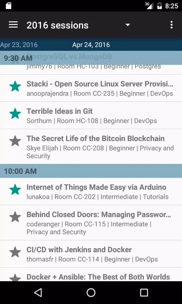 LinuxFest Northwest Screenshots