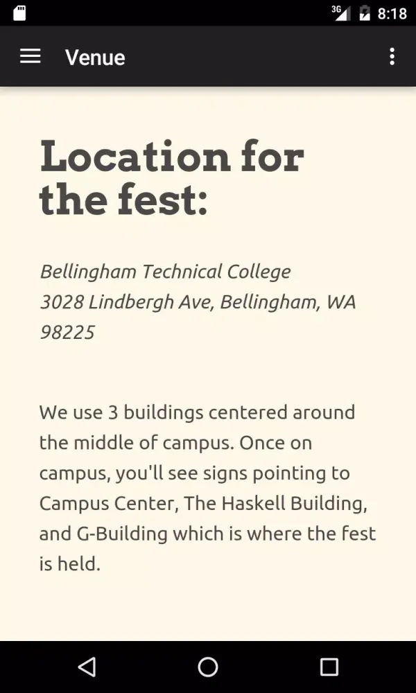 LinuxFest Northwest Screenshots