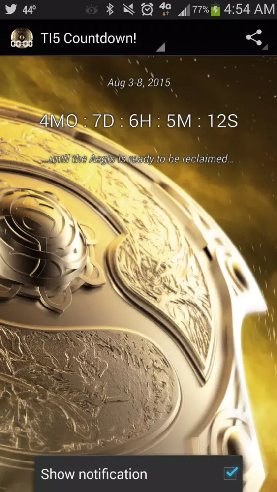 TI5 Countdown! Screenshots