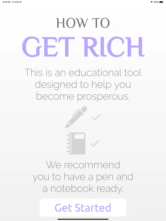 How To Get Rich $ iPad  スクリーンショット
