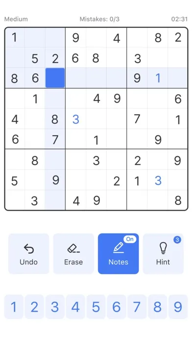 Sudoku Classic Puzzles Games應用截圖