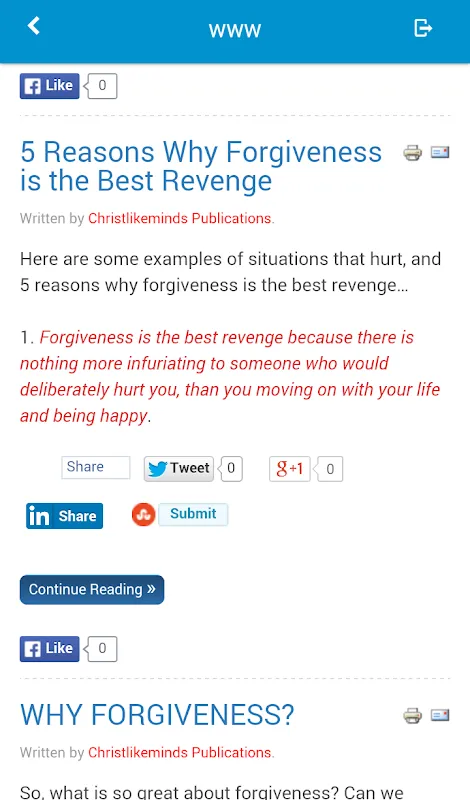 Christlikeminds Screenshots