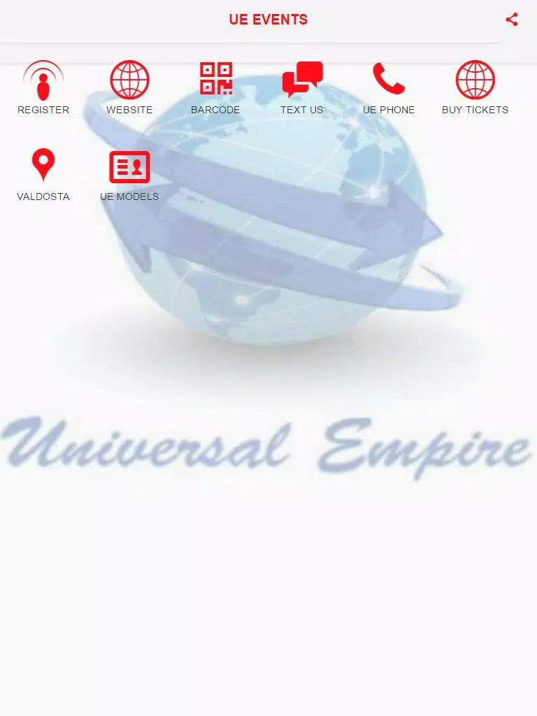 Universal Empire - UE Events iPad 应用截图