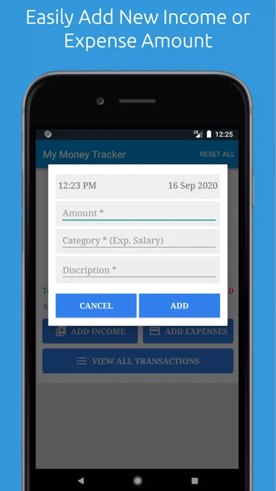 Money Tracker Screenshots