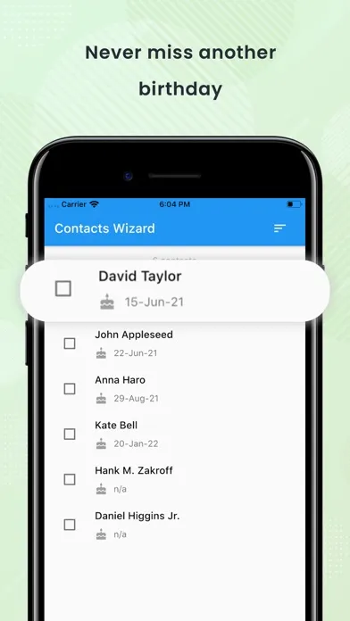 Contacts Wizard应用截图