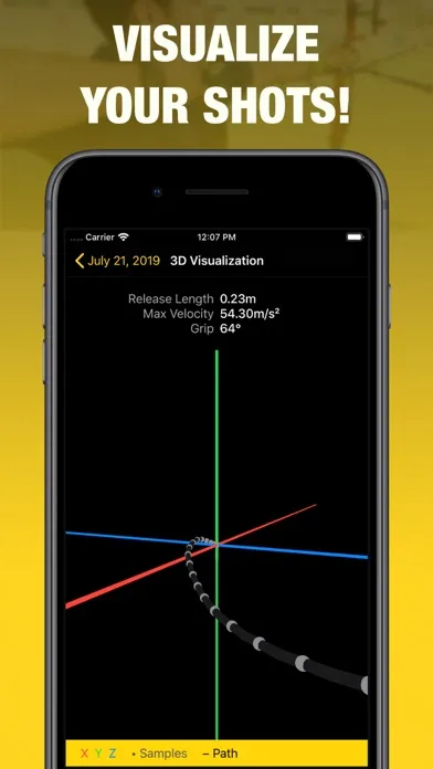 Tangkapan layar Archery Tracker