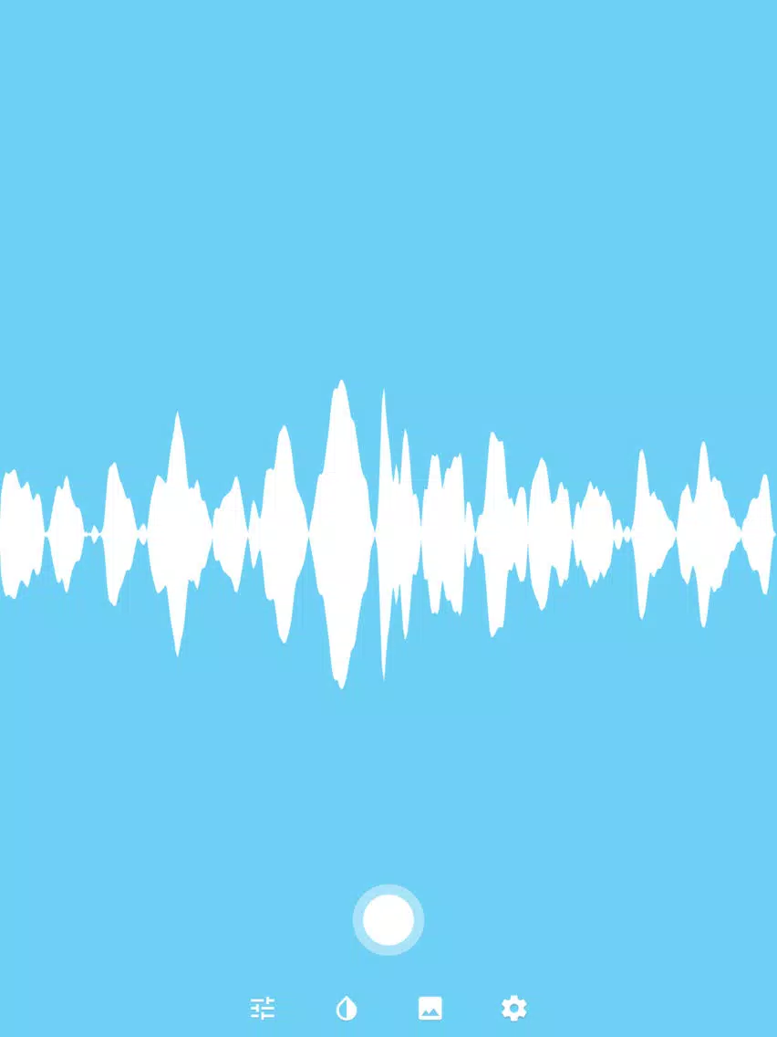 Tangkapan skrin Audiogram. iPad 