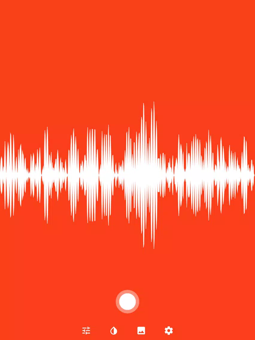 Tangkapan skrin Audiogram. iPad 
