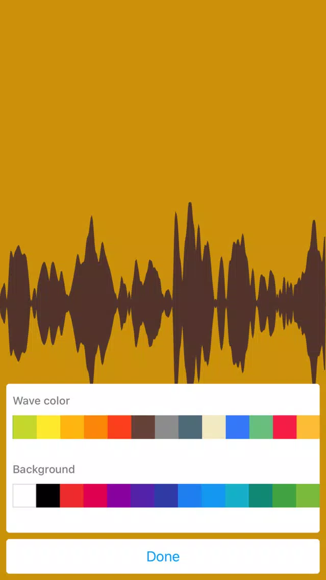 Tangkapan skrin Audiogram.