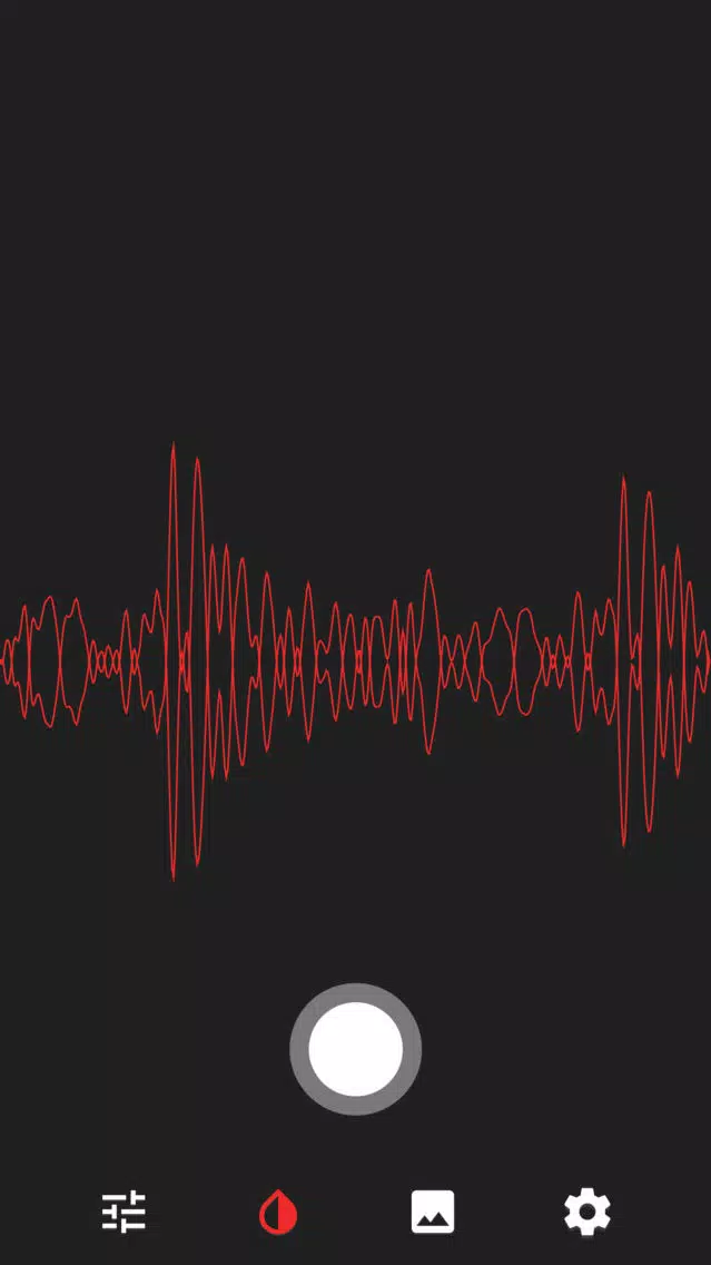 Tangkapan skrin Audiogram.