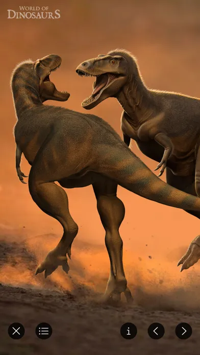 Tangkapan skrin World of Dinosaurs - AR Dinos