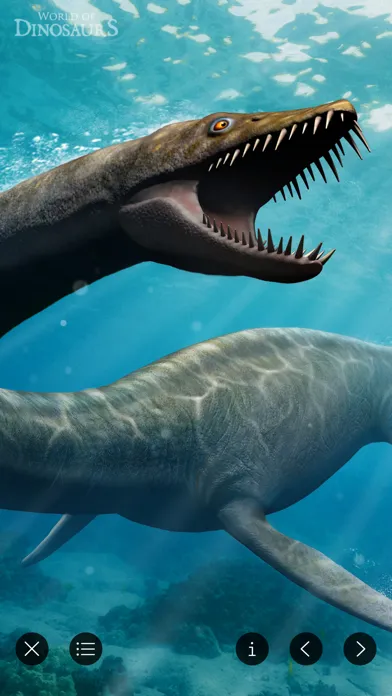 Tangkapan skrin World of Dinosaurs - AR Dinos