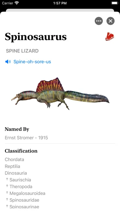 Tangkapan skrin World of Dinosaurs - AR Dinos