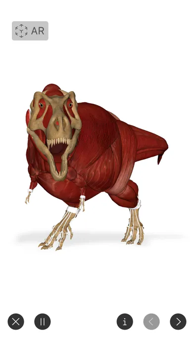 Tangkapan skrin World of Dinosaurs - AR Dinos