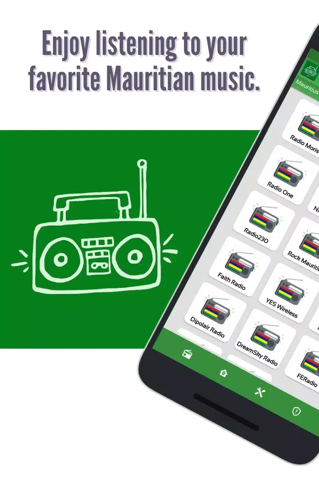 Capturas de pantalla de Mauritius Fm Radio : Live