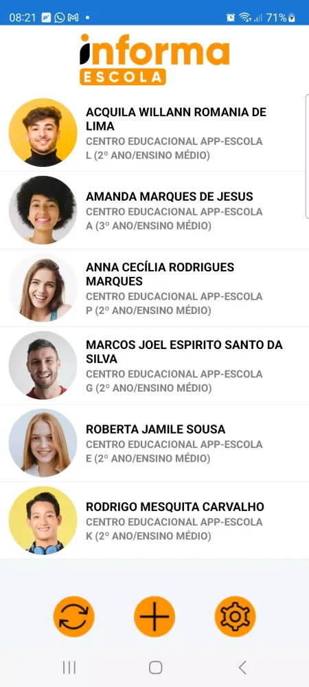 Informa Escola Screenshots