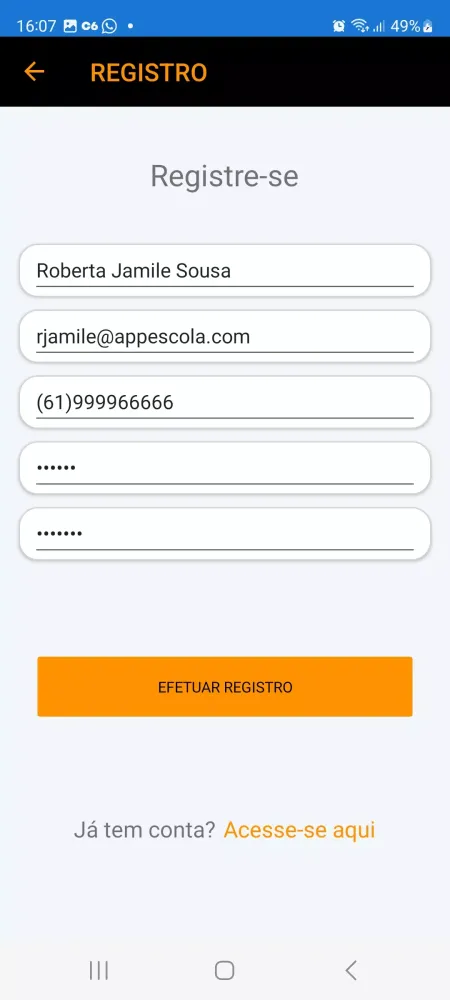 Informa Escola Screenshots