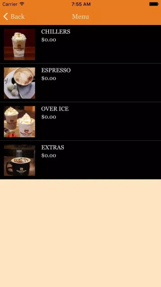 Captures d'écran de Gloria Jean’s Coffees Cambodia