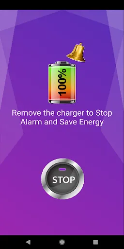 Capturas de tela do Battery 100% Alarm