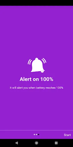 Capturas de tela do Battery 100% Alarm