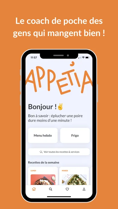 Appetia - Idée recette facile应用截图