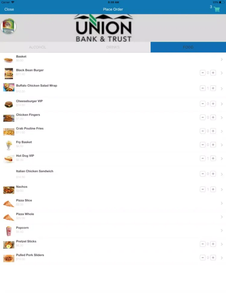 Spectrum Mobile Ordering iPad 应用截图