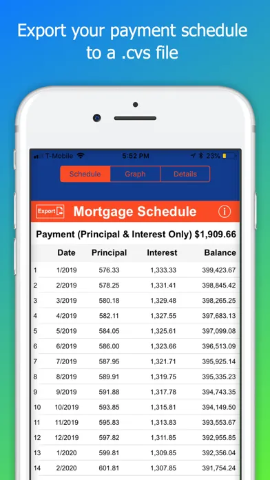 Скриншоты Mortgage Calculator Plus