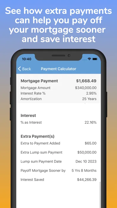Mortgage Pal - Loan Calculator سکرین شاٹس