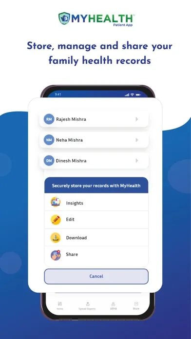 Capturas de pantalla de MyHealth-Digital Health Locker