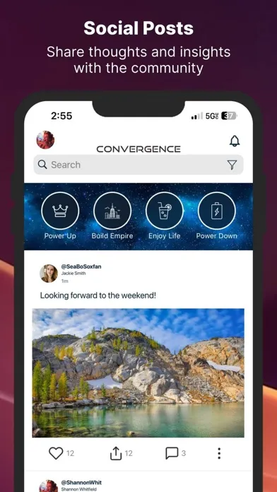 Tangkapan layar Convergence Hub