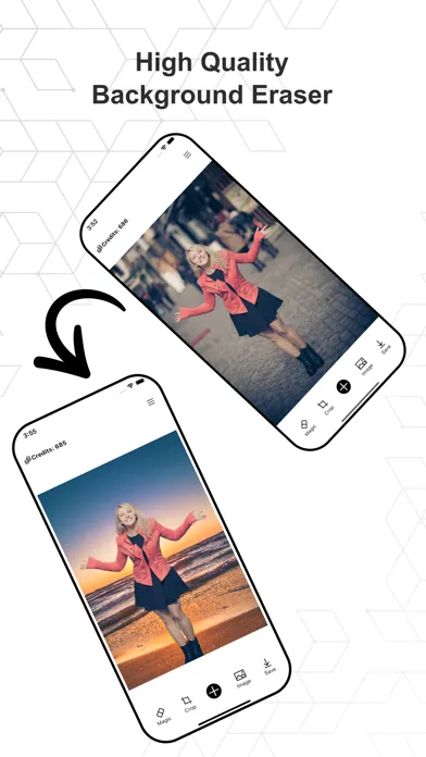 ภาพหน้าจอของ Magic Eraser Background Eraser