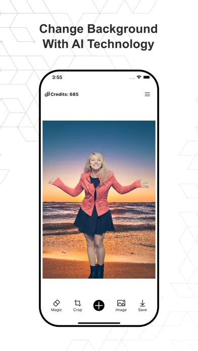 ภาพหน้าจอของ Magic Eraser Background Eraser