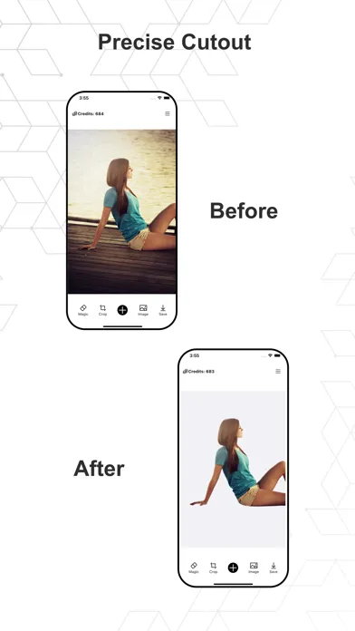 ภาพหน้าจอของ Magic Eraser Background Eraser