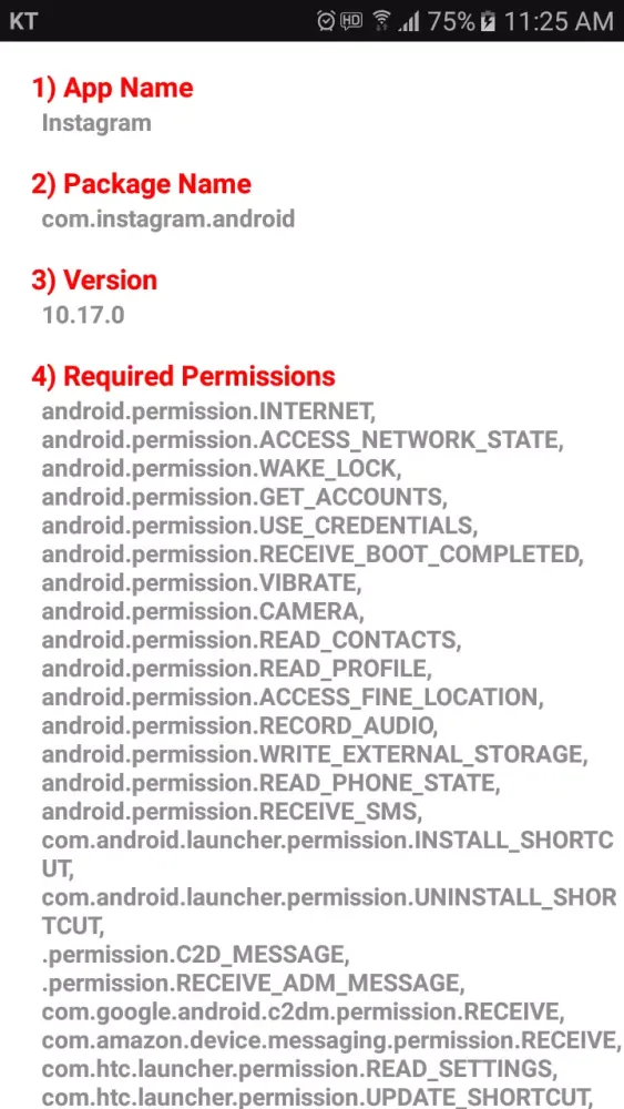 APK Extractor, APK Extraction Screenshots