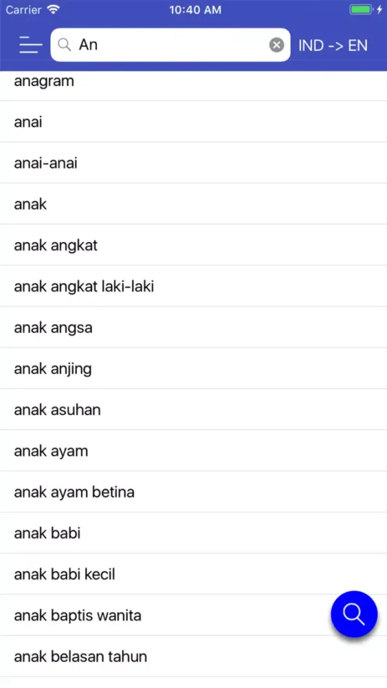 Kamus Inggris (Kamusku) 스크린샷